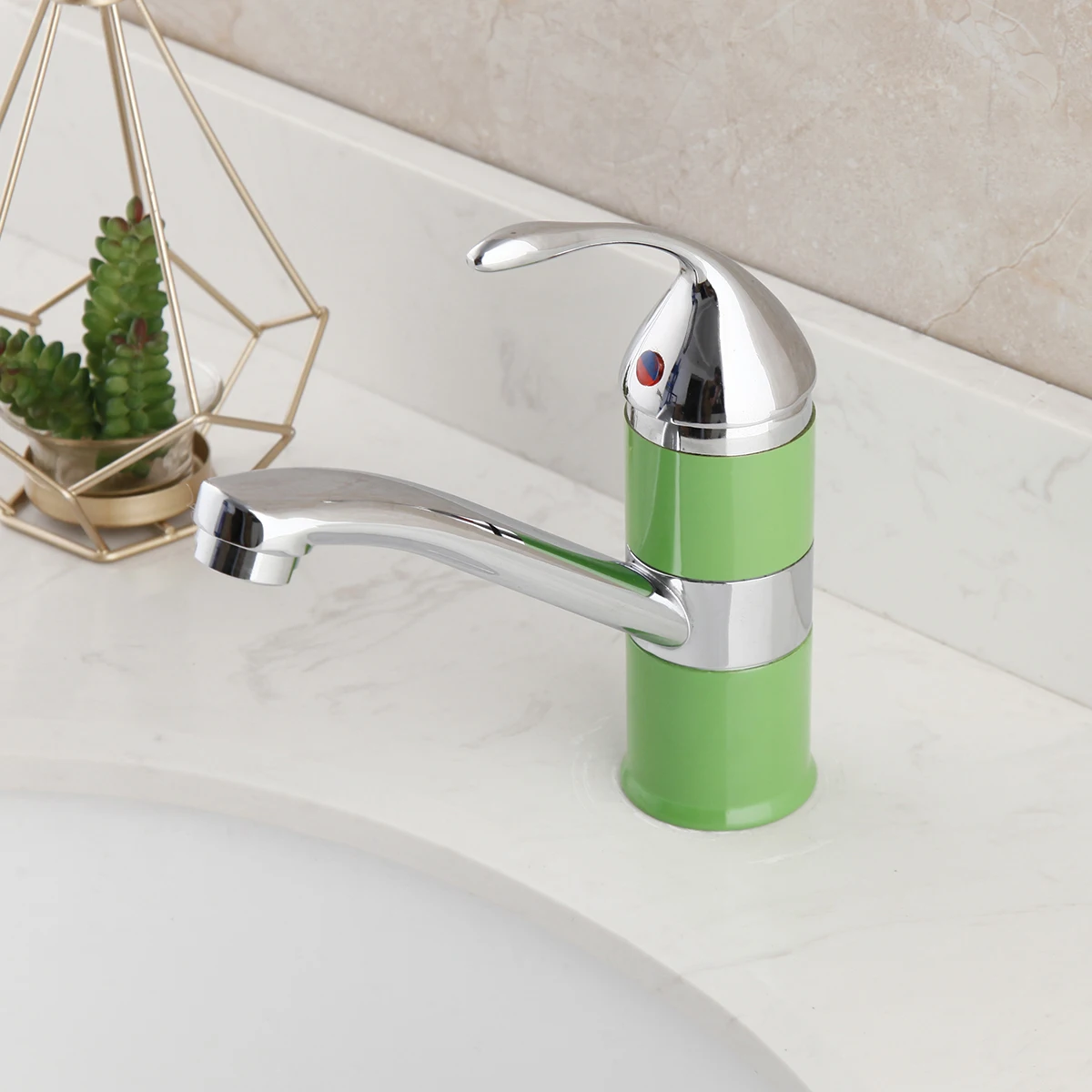 KEMAIDI смеситель для раковины ванной комнаты хромированный полированный кран с