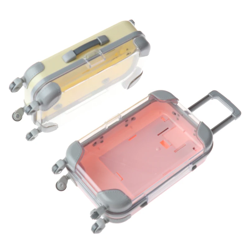 Пластиковый мини чемодан для кукол пластиковые дорожные чемоданы детские