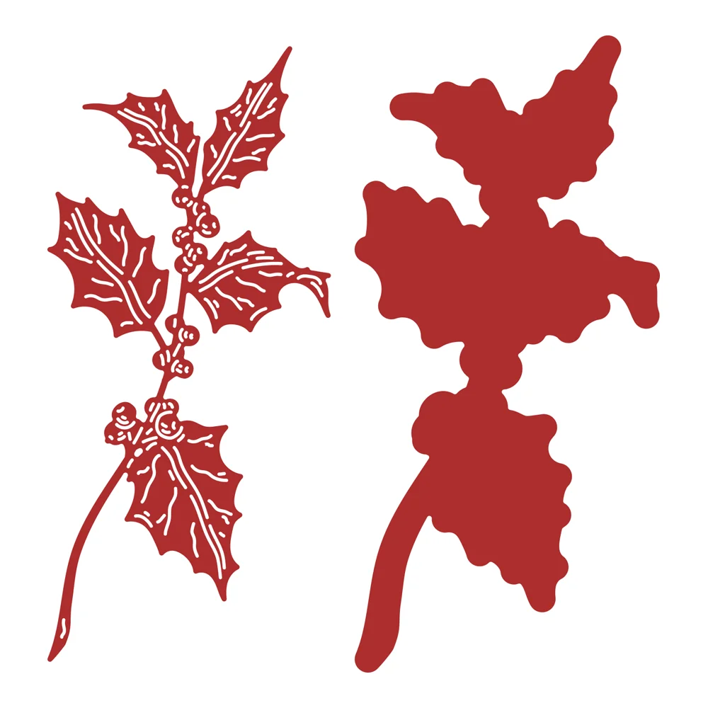 Листья растений набора пресс форм Трафаретный вырубной штамп Скрапбукинг