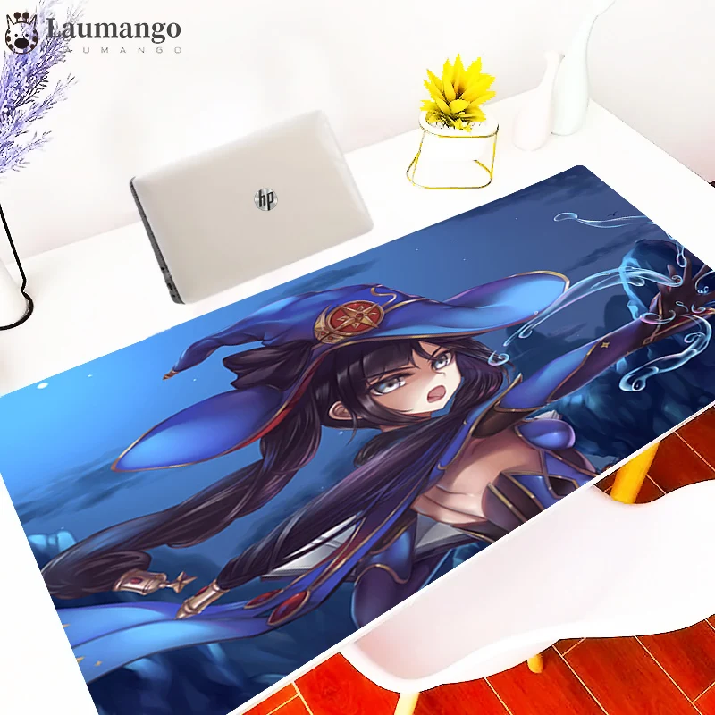 

Genshin Impact Mouse Pad For CSGO LOL DOTA2 Desk Mat Large Computer Mini PC Tablet Mousepad Gamers Keyboard Dywan Gamer Carpet