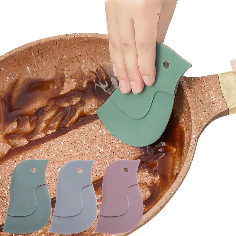 Симпатичный скребок в форме пингвина мягкий Многофункциональный масляный