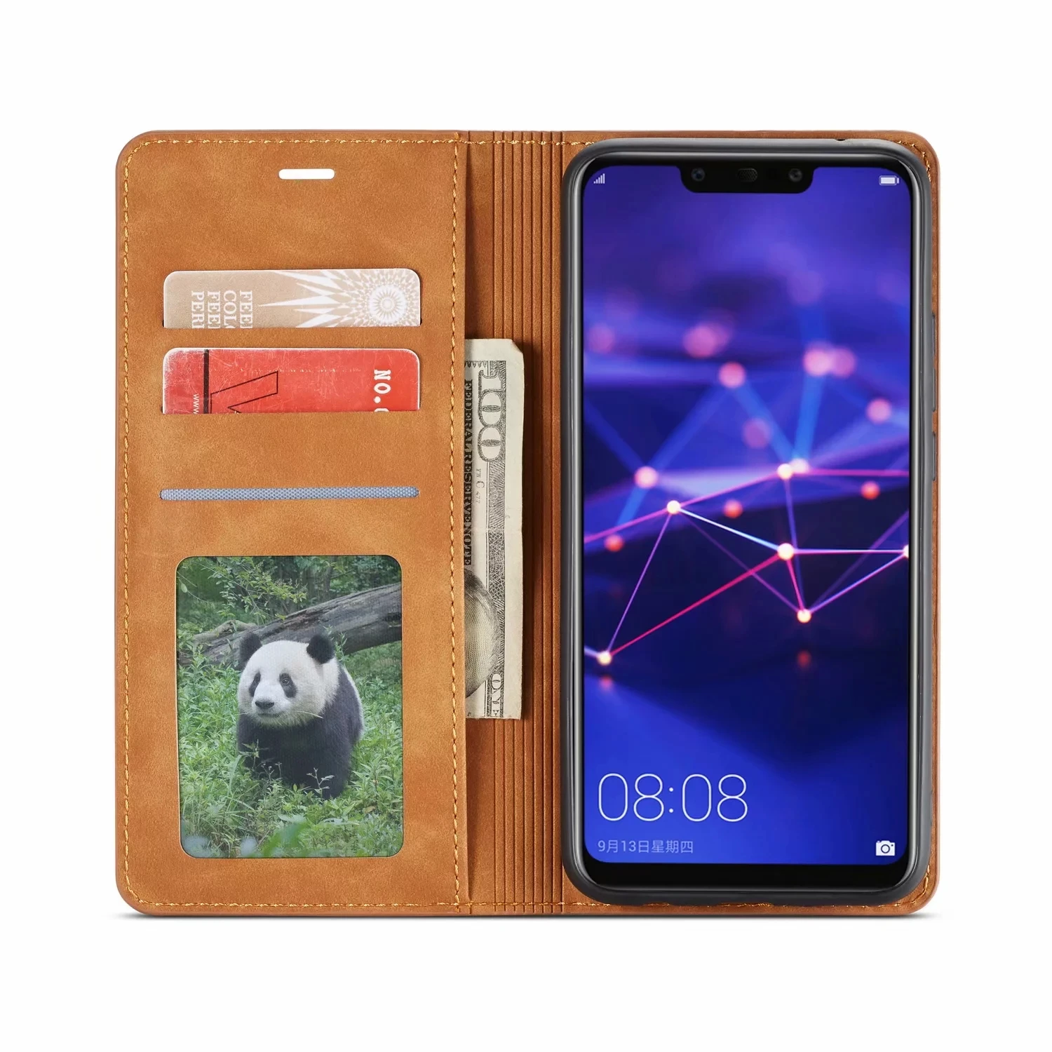 Кожаный флип чехол для Huawei P40 Mate 30 20 Lite P30 P20 Pro Nova 7i 6 SE P Smart 2019 Plus 2020 кошелек с