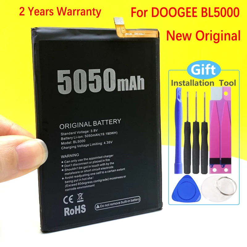BL 5000 Батарея Для DOOGEE BL5000 5050 мА/ч в наличии новый мобильный телефон высокое