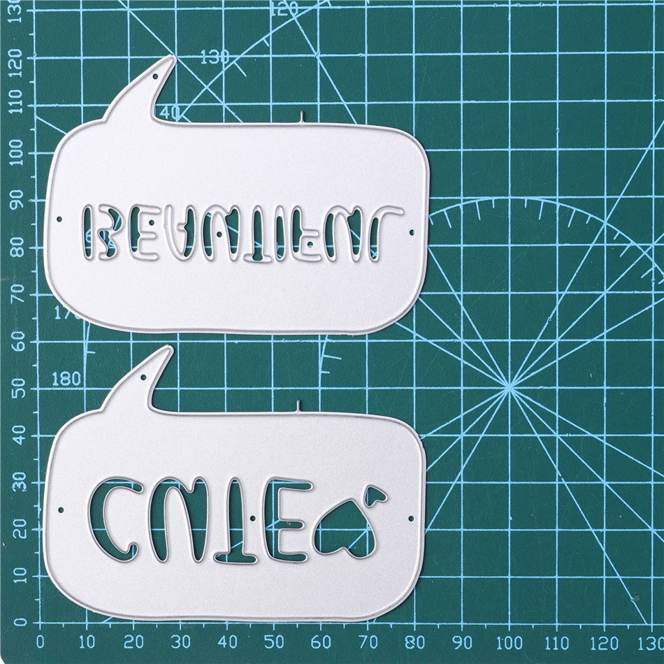 

InLoveArts Beautiful Cute letter Metal Cutting Dies Frame Craft Dies Scrapbooking Card Making Album Embossing Stencil Die Cut