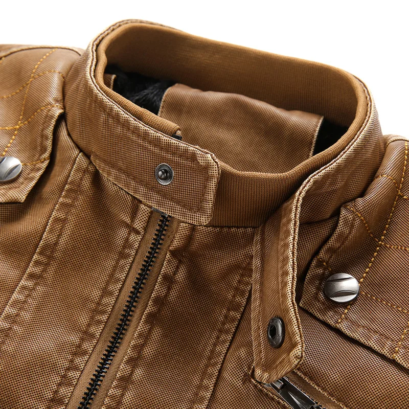 Весна 2020 новая кожаная куртка MANTLCONX мужские повседневные модные мотоциклетные