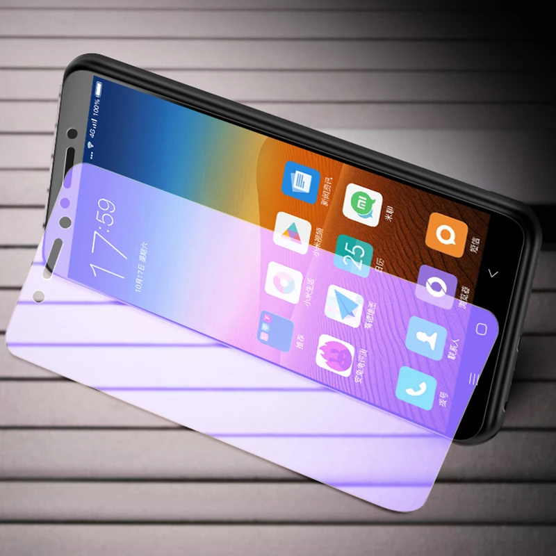 Оригинальная для Xiaomi Redmi 4 4A Pro 3 3S 3X полное покрытие 9H анти синее закаленное стекло