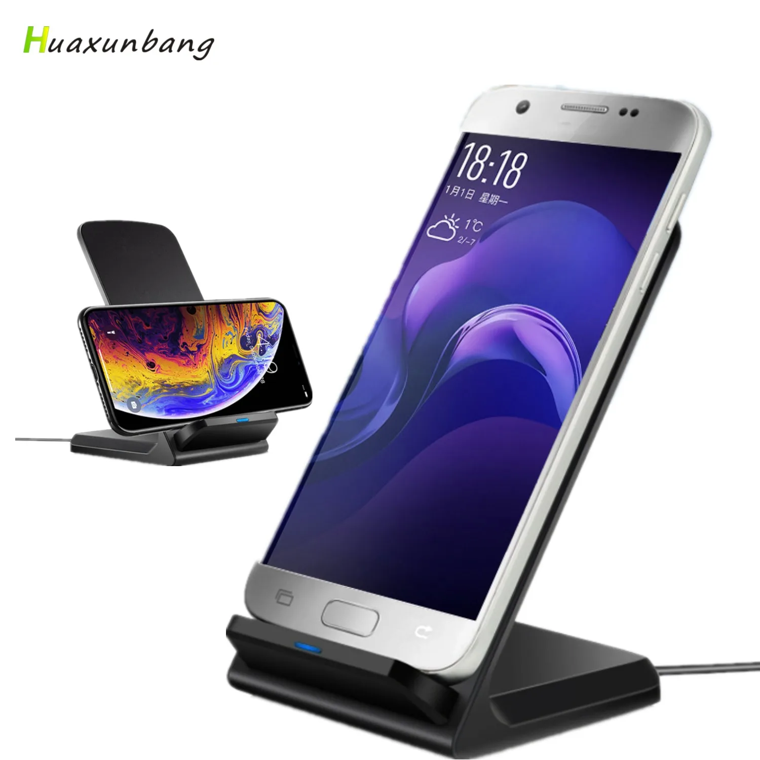 Qi мобильный телефон Беспроводное зарядное устройство для быстрой зарядки IPhone