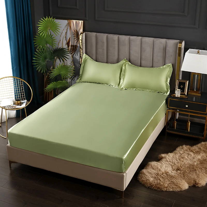 

Monnom атласные простыни King 200x200 200x220