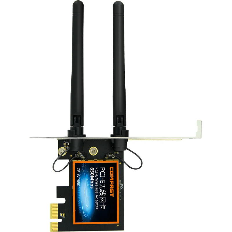 Comfast двухдиапазонный беспроводной AC Настольный PCI E 650 Мбит/с 802.11ac 2 4G/5 ГГц WiFi Express