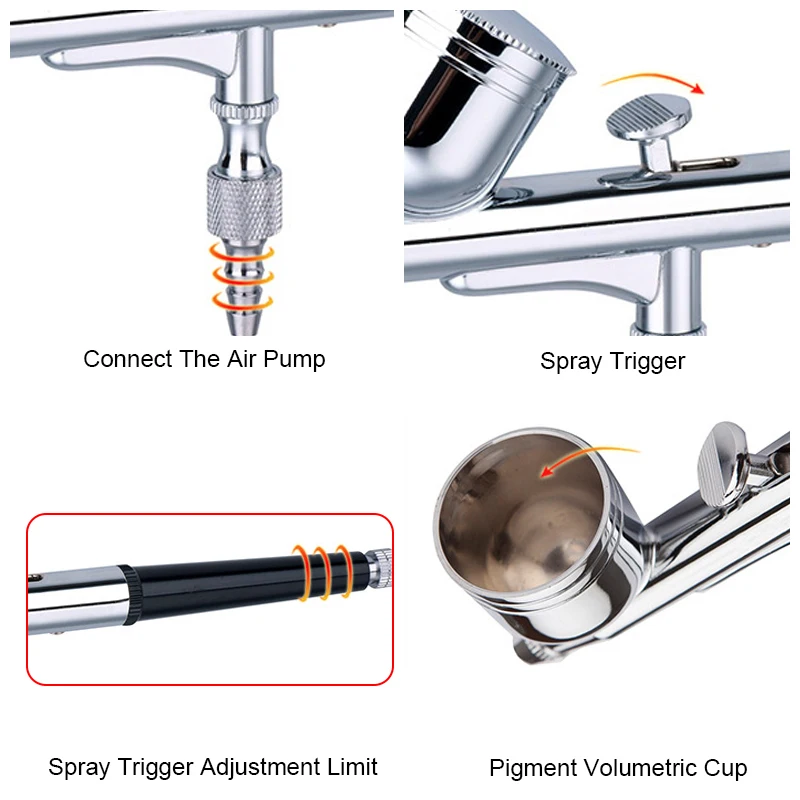 Ручка распылитель воздуха компрессионный воздушный шланг Bsp 180 см 1/8 нейлоновая