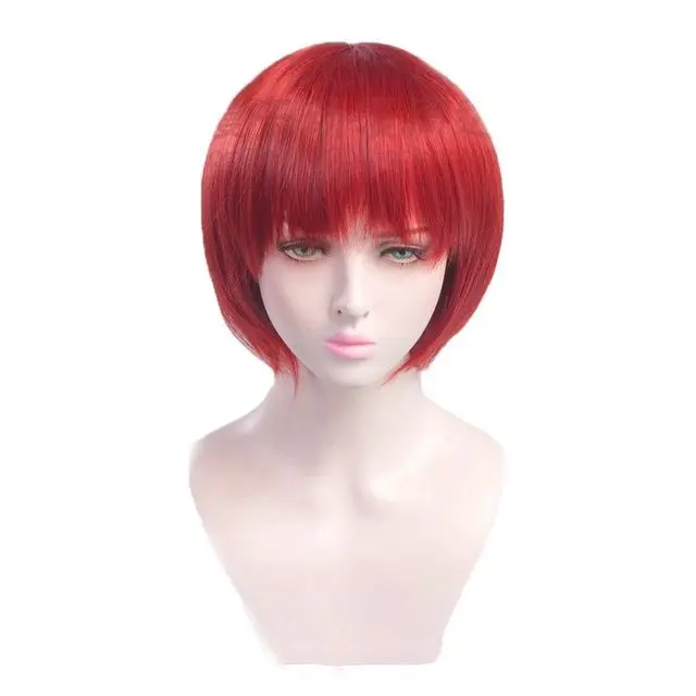 Game Danganronpa Koizumi Mahiru Cosplay Wig Straight Cartoon Heat Resistant Synthetic Hairpiece Party Costume Wigs + Wig Cap images - 6