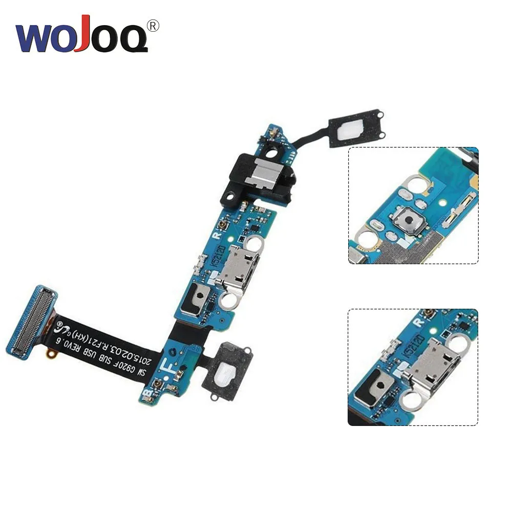 WOJOQ Оригинальный Для Samsung S6 G920 G920T G920A G920I G920P G920V G920F док разъем USB зарядный порт