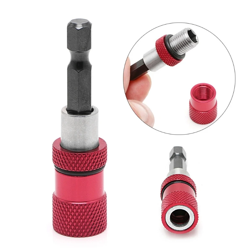 Магнитный держатель отвертки для шуруповерта 60 мм 1/4 дюйма с шестигранным