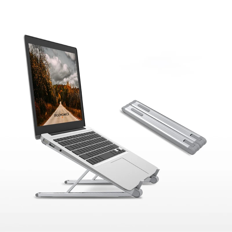 Hyvarwey JP-2 Easy Foldable Aluminum 11-15.6 inch Laptop Holder Ultra Light Desktop Notebook Stand Portable Support | Автомобили и