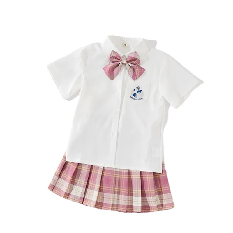 

2 шт./компл., детская хлопковая рубашка с галстуком-бабочкой