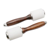 wooden handle leather carving hammer diy leather cowhide hammer leather craft tools handmade carving hammer sewing accessories