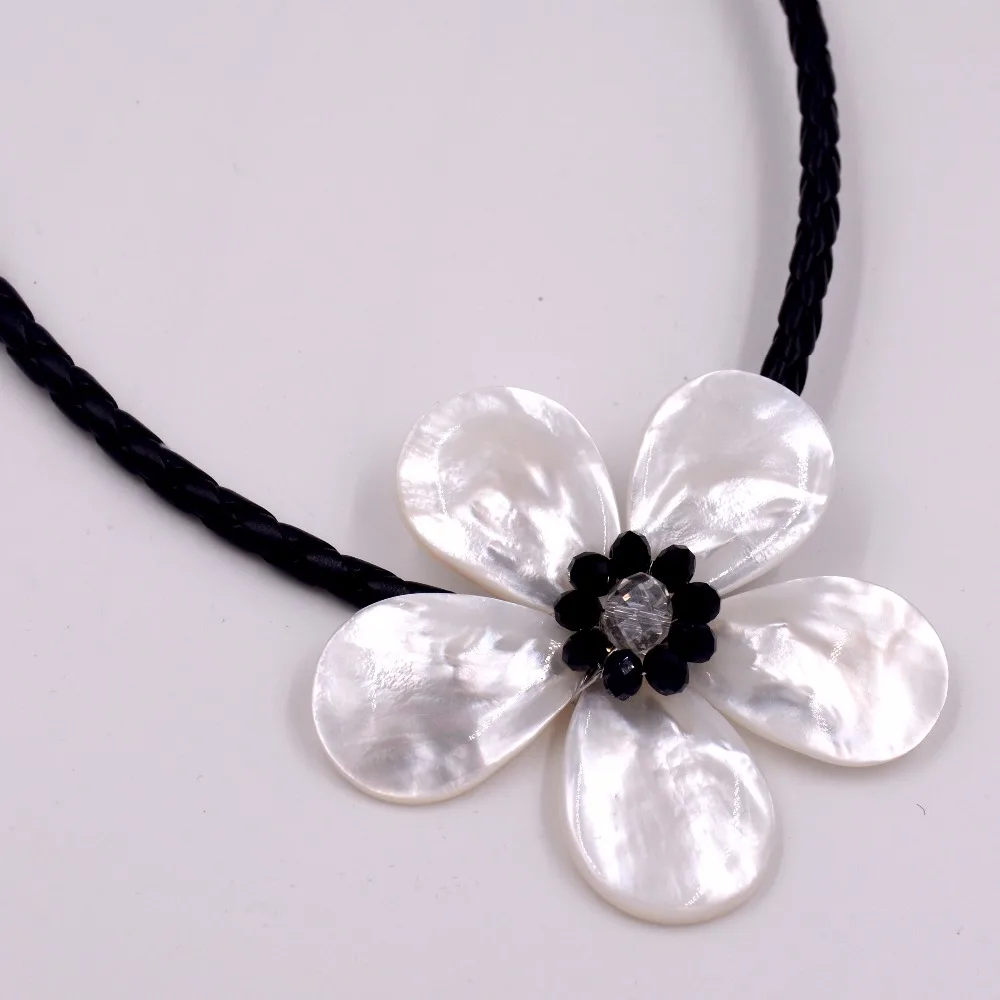 Классическая Швабра Ювелирные изделия Белый морской ракушки перламутровые