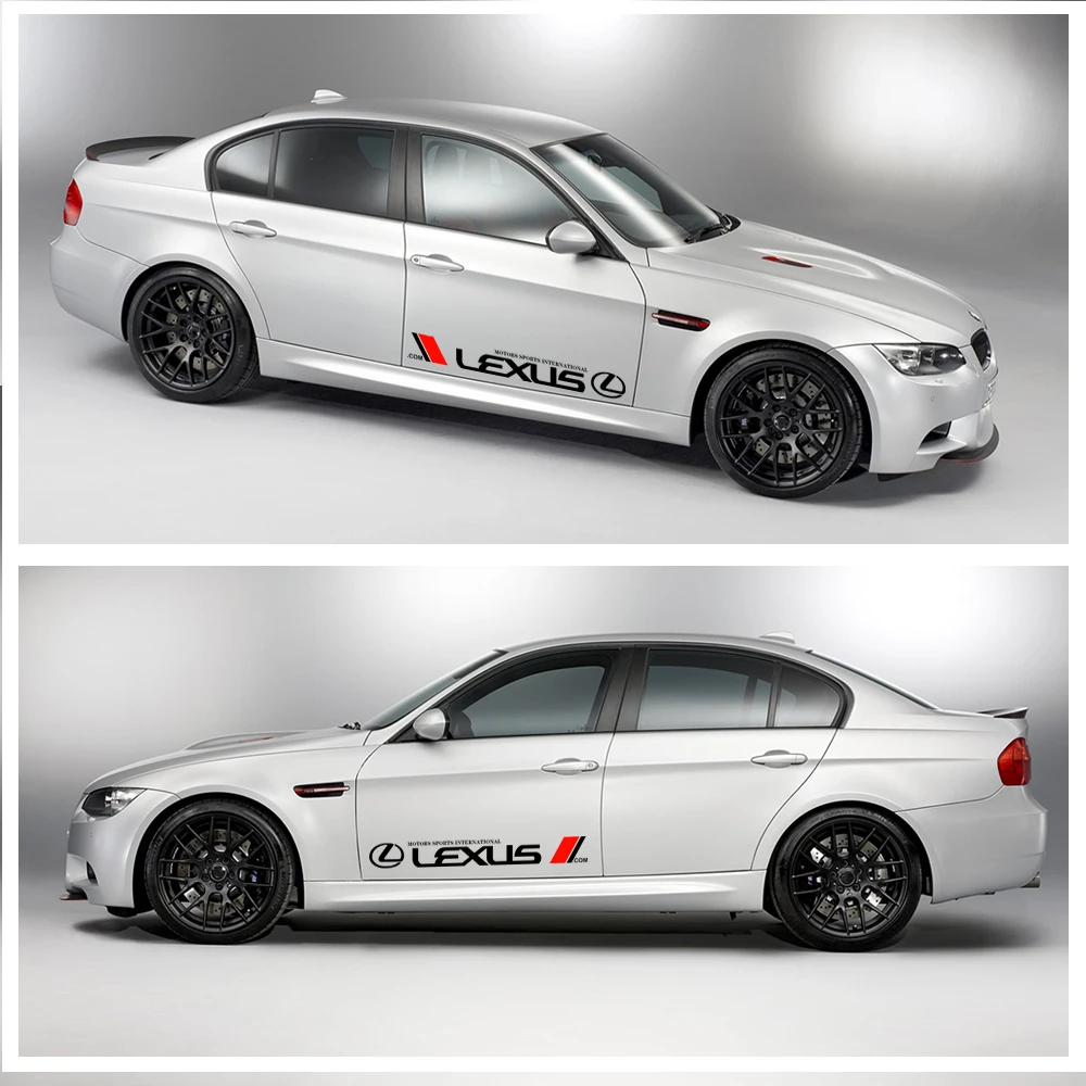 2 шт. виниловые наклейки для кузова автомобиля Lexus ES300 RX330 RX300 GS300 IS250 IS200 CT200h GX470