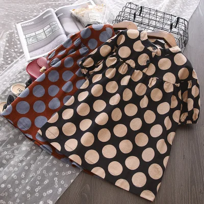 Детская одежда новое платье для девочек волнистое принцессы 19 Осенняя новая