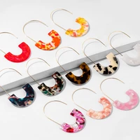 new personality women earrings acrylic pendant trend fashion jewelry drop hanging dangle earring charm colorful bohemian drop