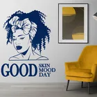 Красота, модные африканские женщины, спа, женские, салонные, Клубные, современные магазинные знаки, оконные украшения, виниловые наклейки на стену