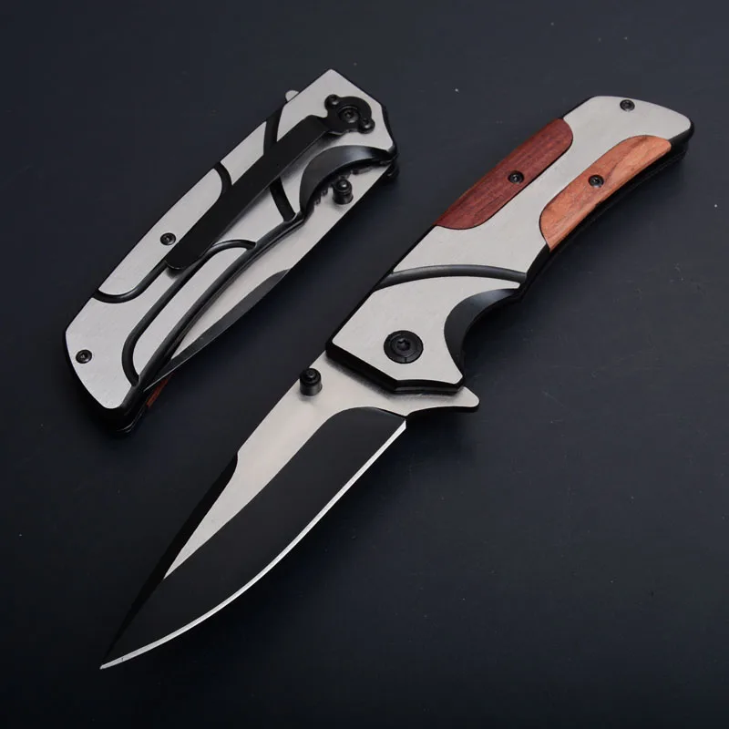 

Damascus Steel Tactical knife 440 blade stainless steel handle camping hunting pocket knives outdoor adventure rescue cutte tool