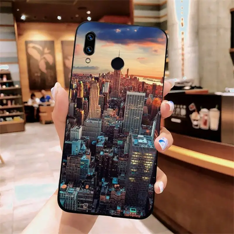 

New York City Phone Case For Xiaomi Redmi note 7 8 9 t k30 max3 9 s 10 pro lite
