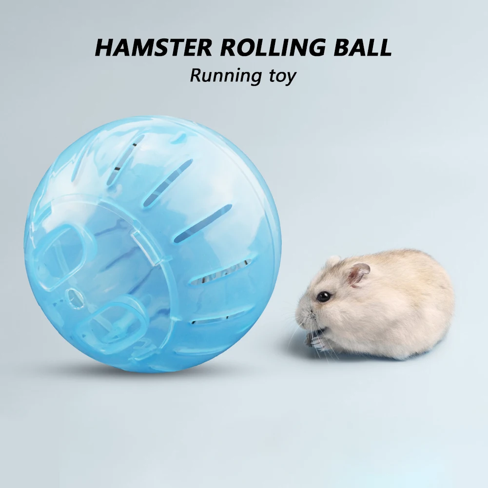 

Plastic Trot Ball Mini Pet Hamster Exercise Portable Running Grounder Play Ball Colorful Little Hamster Accessories