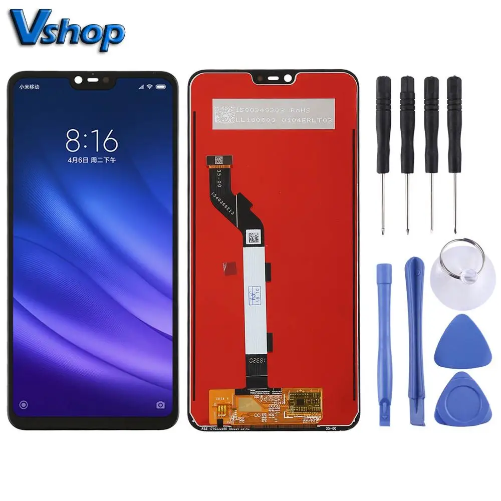 ЖК экран и дигитайзер для xiaomi Mi 8 Lite полная сборка запасные части Xiaomi Lite|Экраны