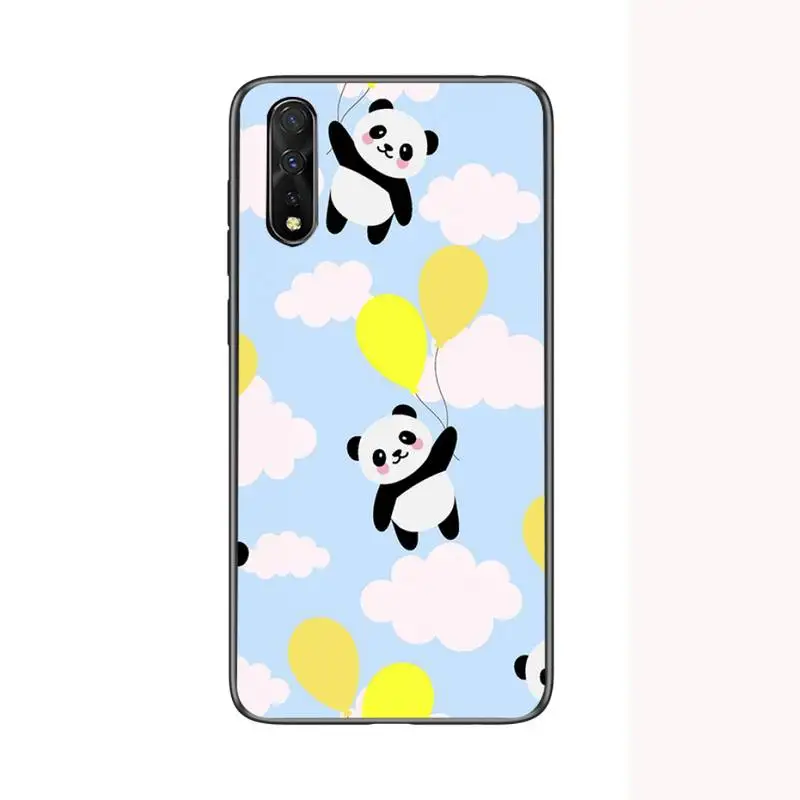 

Super Simple And Cute Panda Phone Case For Samsung A10S A12 A02 A20E M30 A31 A40 A50 S A52 A51 A70 A71 A80 Cover Fundas Coque