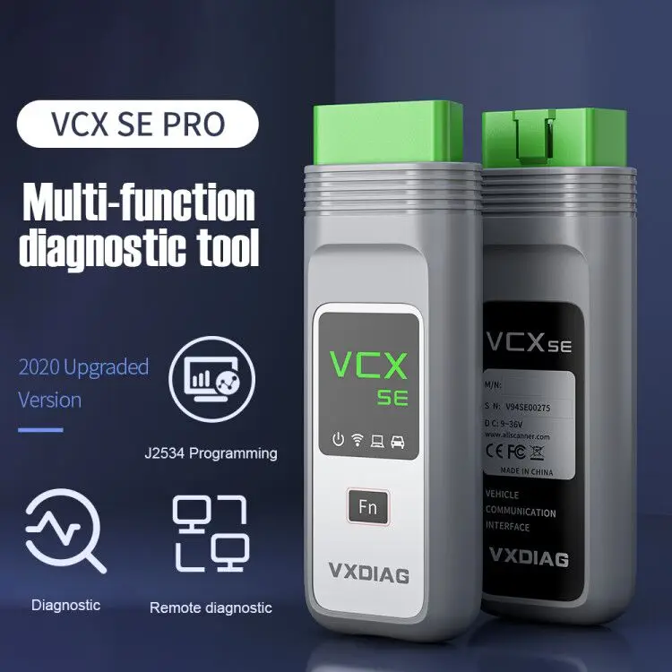 VXDAIG VCX SE PRO с ноутбуком 2 ТБ SSD OBD2 дистанционного DiagnosticTool J2534 программирования