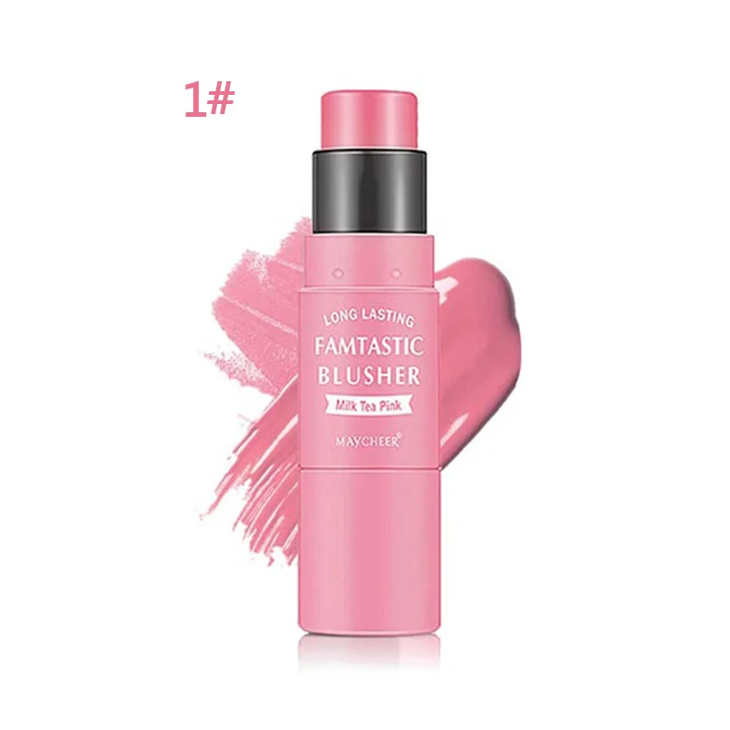 Новинка 2019 двусторонняя румяна на Стик с увлажняющей головкой кисти легкое