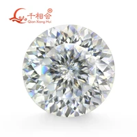 6 5mm 8mm df gh white color round more cutting factes moissanites loose stone