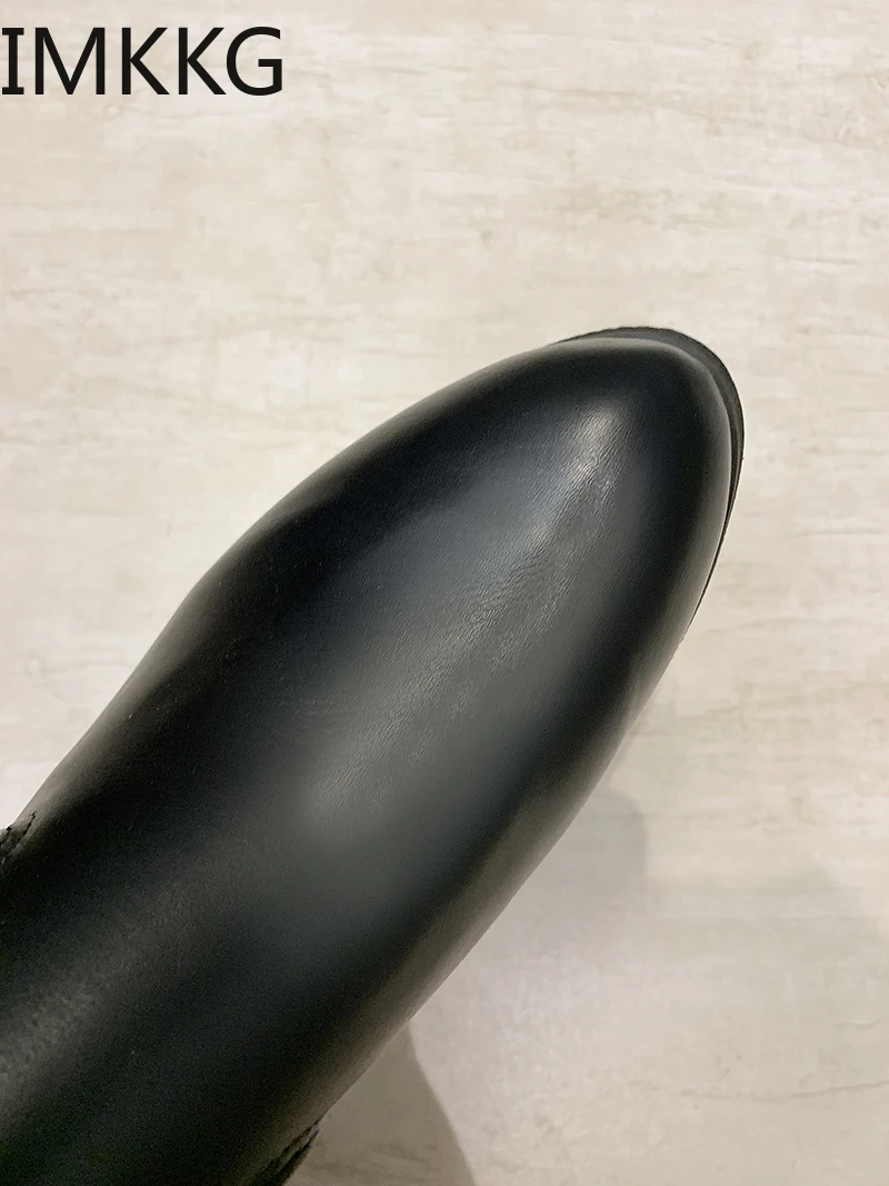 Женские сапоги выше колена Модная женская обувь Пикантные на высоком каблуке из