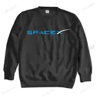 Мужская толстовка с капюшоном, осенняя Толстовка SPACEX SPACE X ELON MUSH FAN SPACE SCIENCE LOGO, толстовка в стиле Сокол, толстовка унисекс, мужская Толстовка
