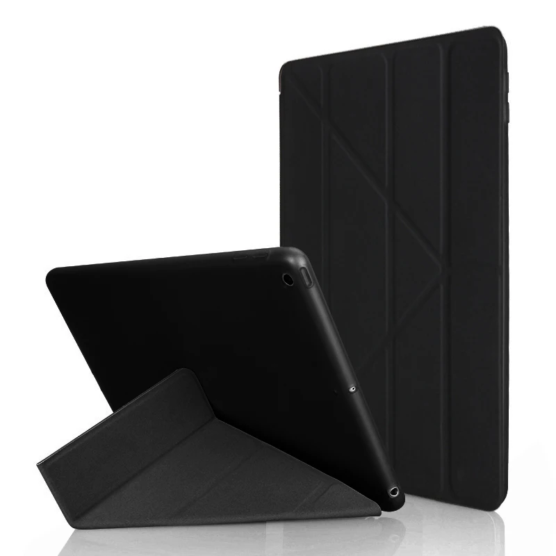 Новый мягкий чехол из ТПУ для iPad 9 7 дюйма 2017 и 2018 5 го 6 поколения умный с функцией