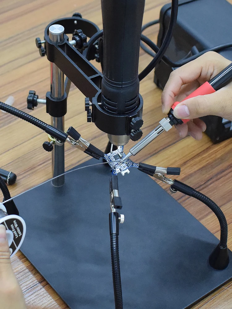 Магнитная гибкая ручка NEWACALOX печатная плата с фиксированным зажимом третья рука