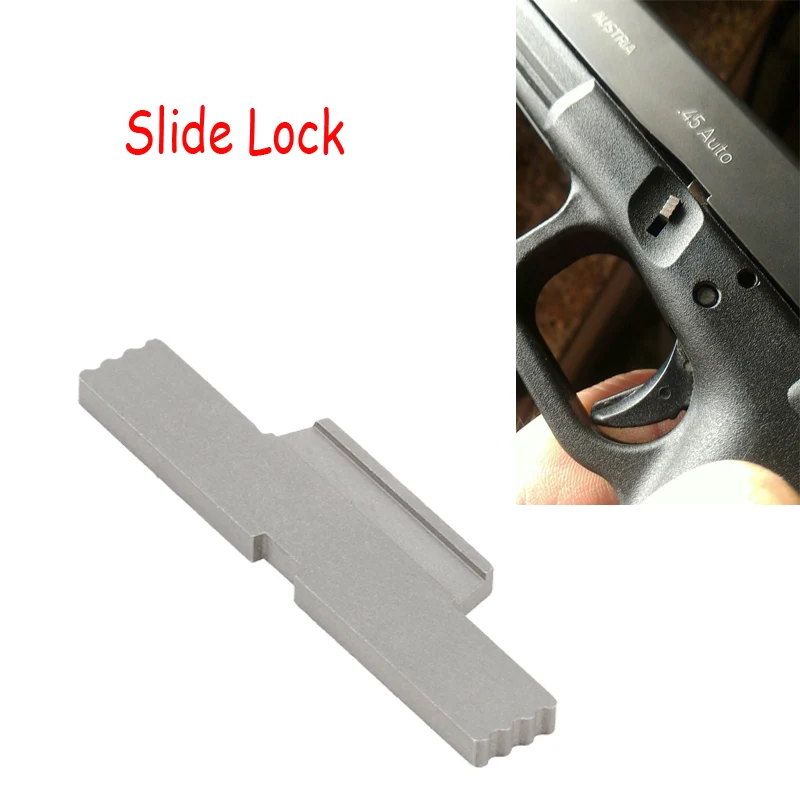 Magorui Расширенный нержавеющий стальной Серебристый Замок Glock Slide для всех моделей Glock