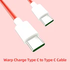 Оригинальный кабель Oneplus 8 T 8 T Usb Type C на Type C 6,5a, быстрая зарядка Usbc на Usbc One Plus 8 7 Pro 7t 6t 6 5t 5, зарядка для приборной панели
