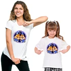 Футболка с забавным принтом чипа и Дейла Disney для мужчин и женщин, Повседневная летняя милая детская футболка в стиле Харадзюку с короткими рукавами, семейный образ из мультфильма