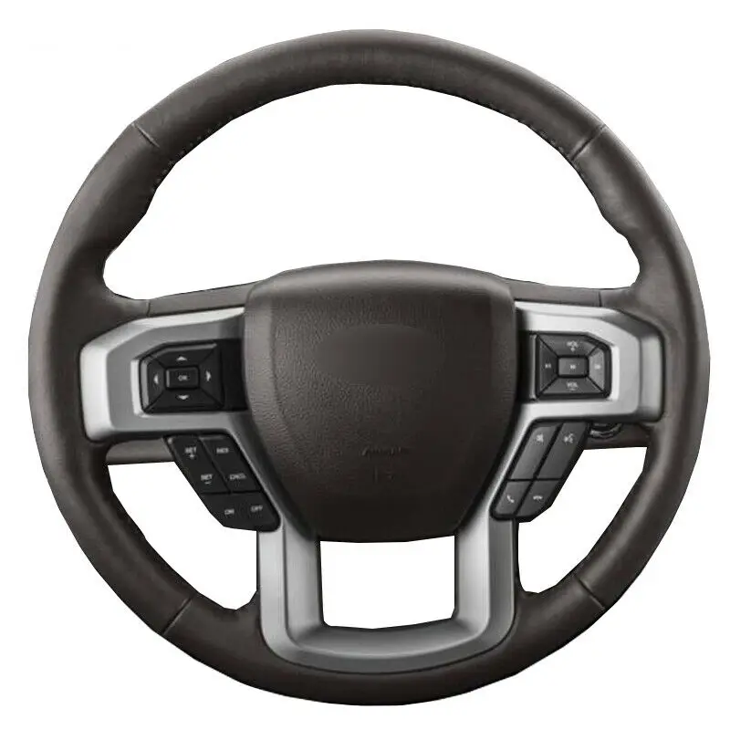 

Чехол-накидка на руль для Ford F150 2016 +, кожаный, черный