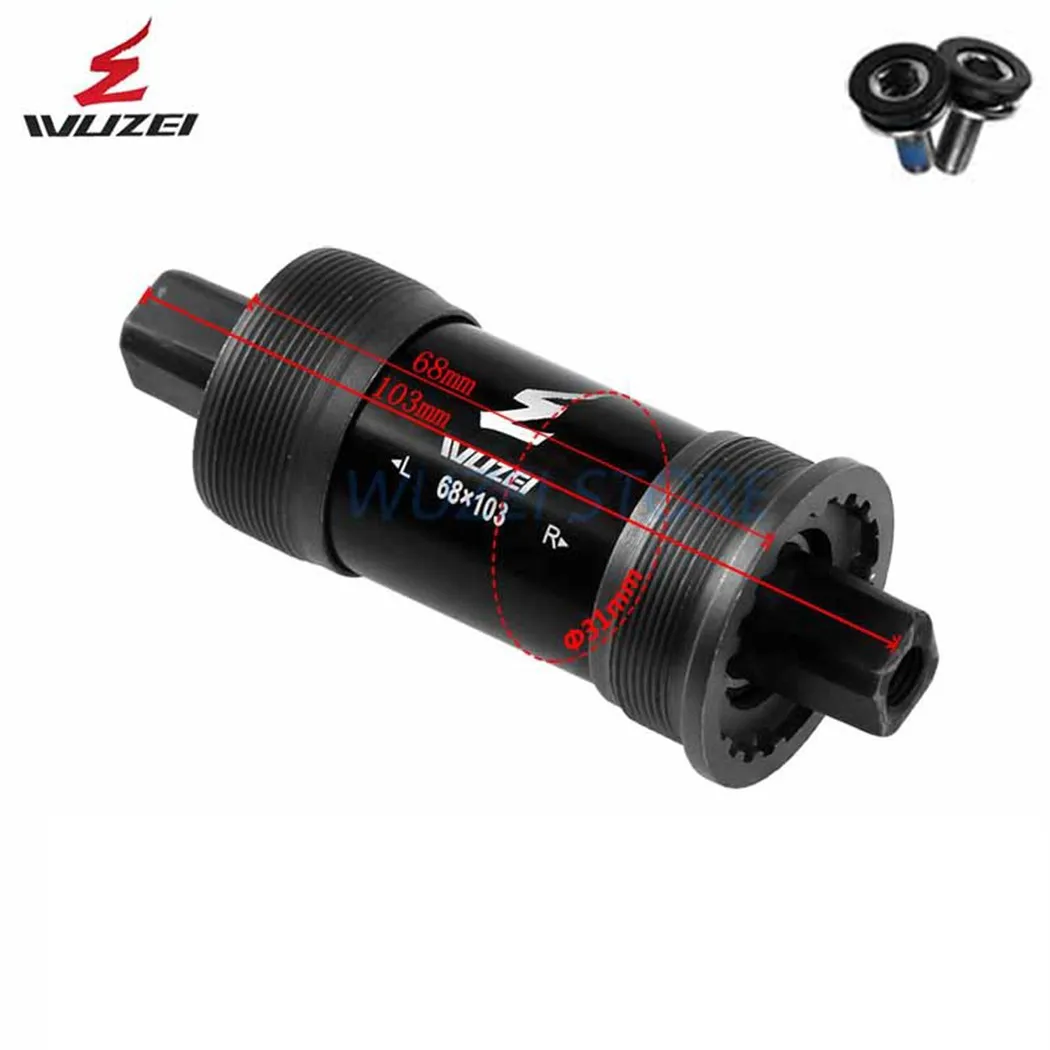 

Square Taper Bottom Bracket Threaded 103~127.5mm Accessories Bearings Bike