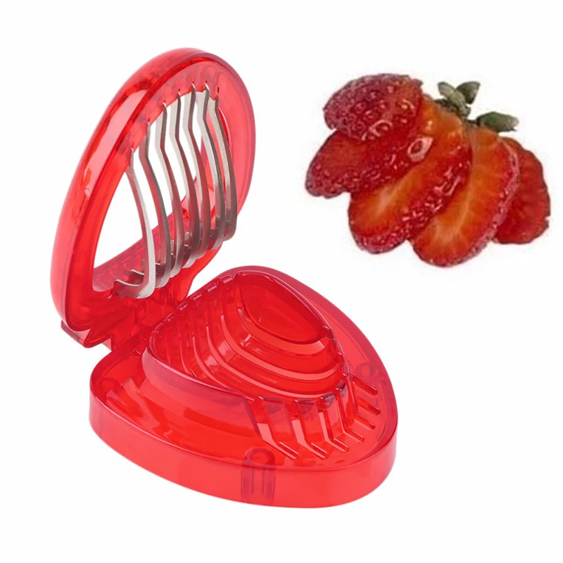 Клубника слайсер клубника корер стволовых удаления фруктов резак разделитель