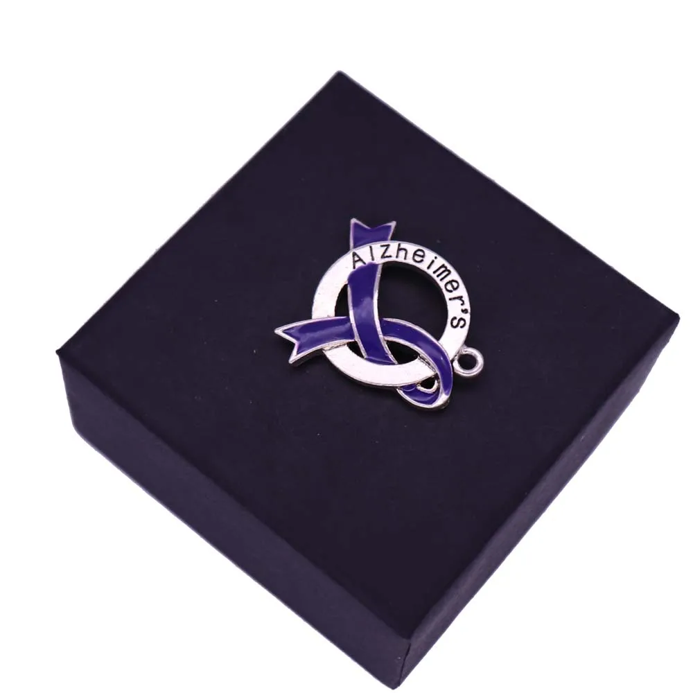 Своими руками ожерелье браслеты серьги делающие патологию Альцгеймера ленты амулеты фиолетовые для