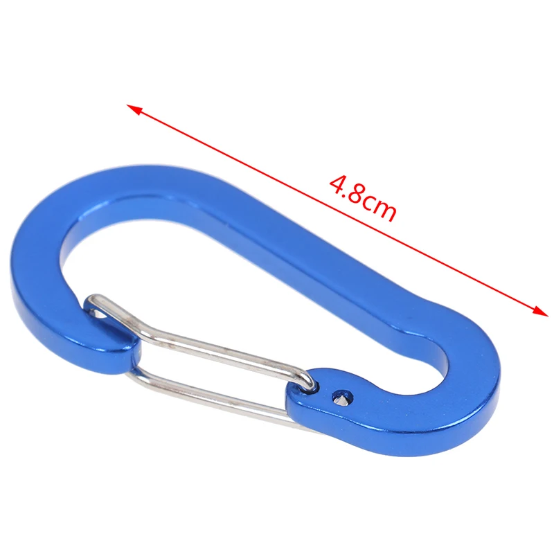

5PC Gourd-shaped Stainless Steel Climbing Carabiner Key Chain Clip Hook Buckle Keychain Outdoor