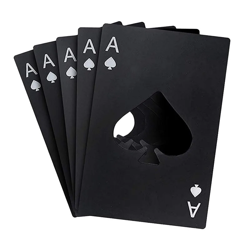 Новый стильный покер игральные карты Ace of Spades Бар Инструмент газировка пиво