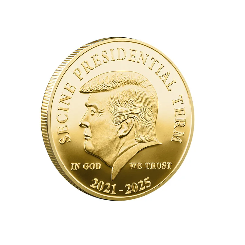 Памятная монета президента США Дональда Трампа во второй президентский срок
