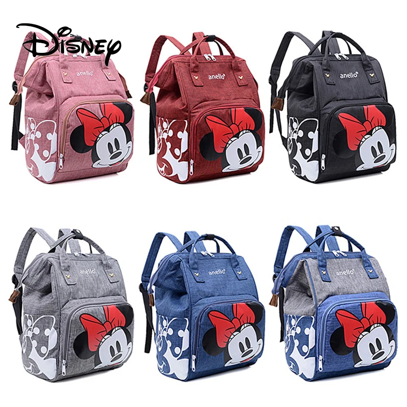 

Disney Diaper Bag for Moms Original Disney Large Capacity Backpack Minnie Mouse Baby Bag Maternity Baby Care Nappy Bag Travel