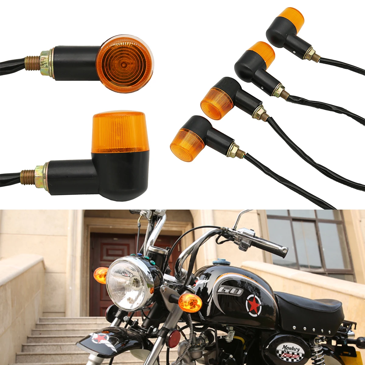 

4 шт., поворотники для Honda Dax ST CT Z50 50 70 125cc