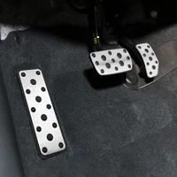for subaru xv 2018 2021 forester 2019 2020 2021 car foot rest pedal fuel brake clucth pedal cover stainless steel accessories